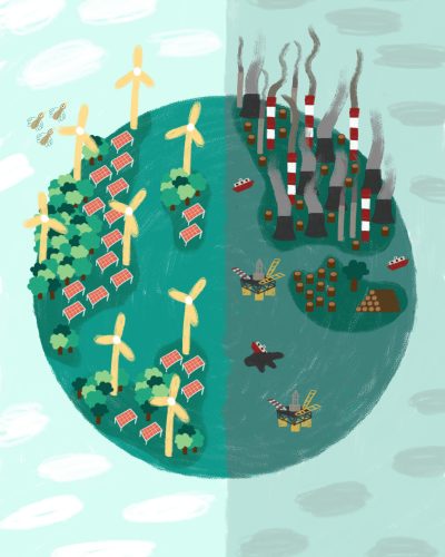 Illustration by Joana Campinas for ArtistsForClimateorg